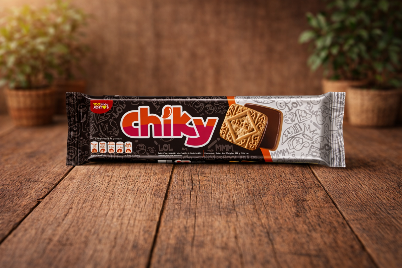 Galleta Chiky Chocolate, 12 uds