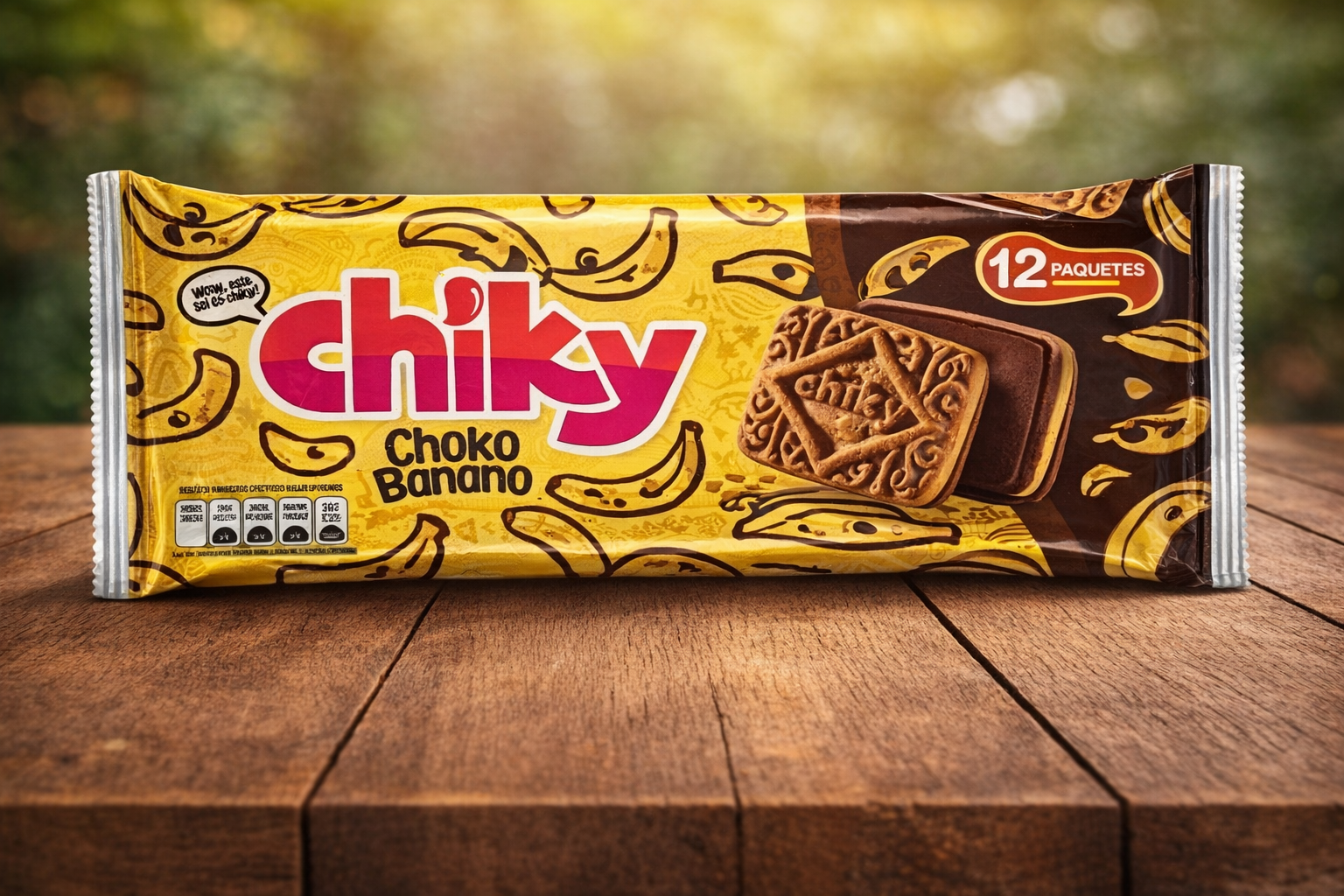 Galleta Chiky Coco Banano 12 uds