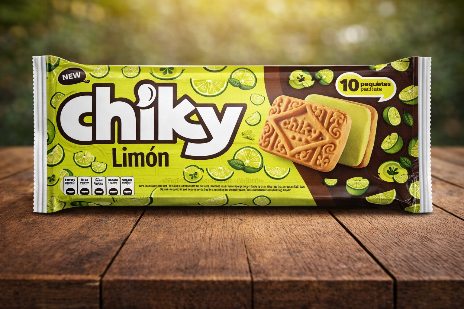 Galleta chiky Limon, 12 uds